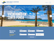 Tablet Screenshot of holidaycenter.es